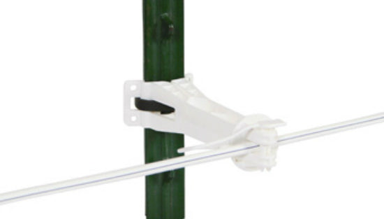 Gallagher G694134 Universal Offset Insulator, 5", White, 20-Pack