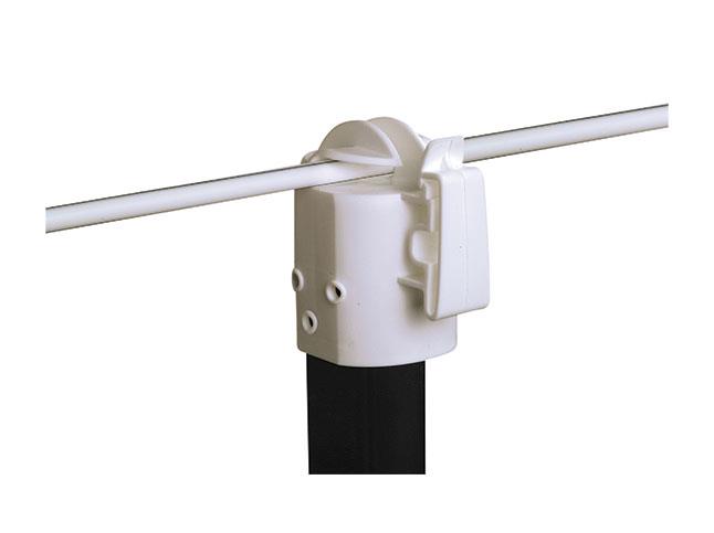 Gallagher G68513 Steel Post Topper Insulator, White