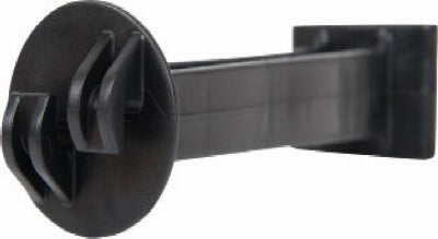 Gallagher G73204 T-Post Offset Insulator, Black, 5", 25-Pack