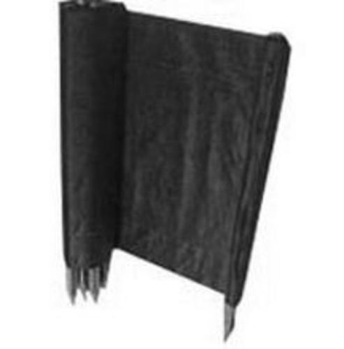 Mutual Industries 14987-2-3610 Silt Fence With Stakes, 36" x 100', Black