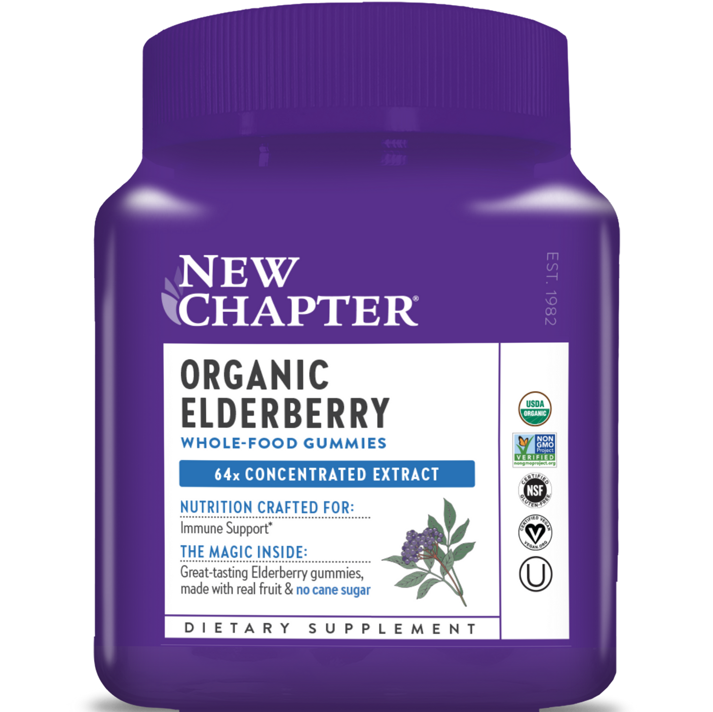 Organic Elderberry Whole-Food Gummies