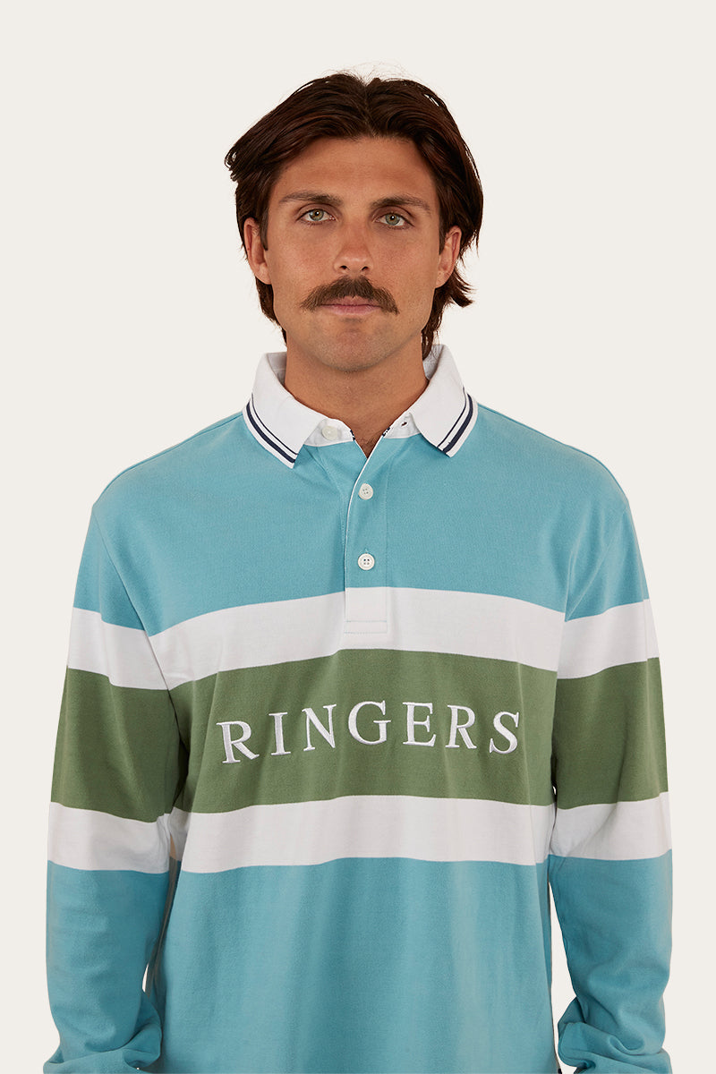 Redding Mens Rugby Jersey - Arctic Blue