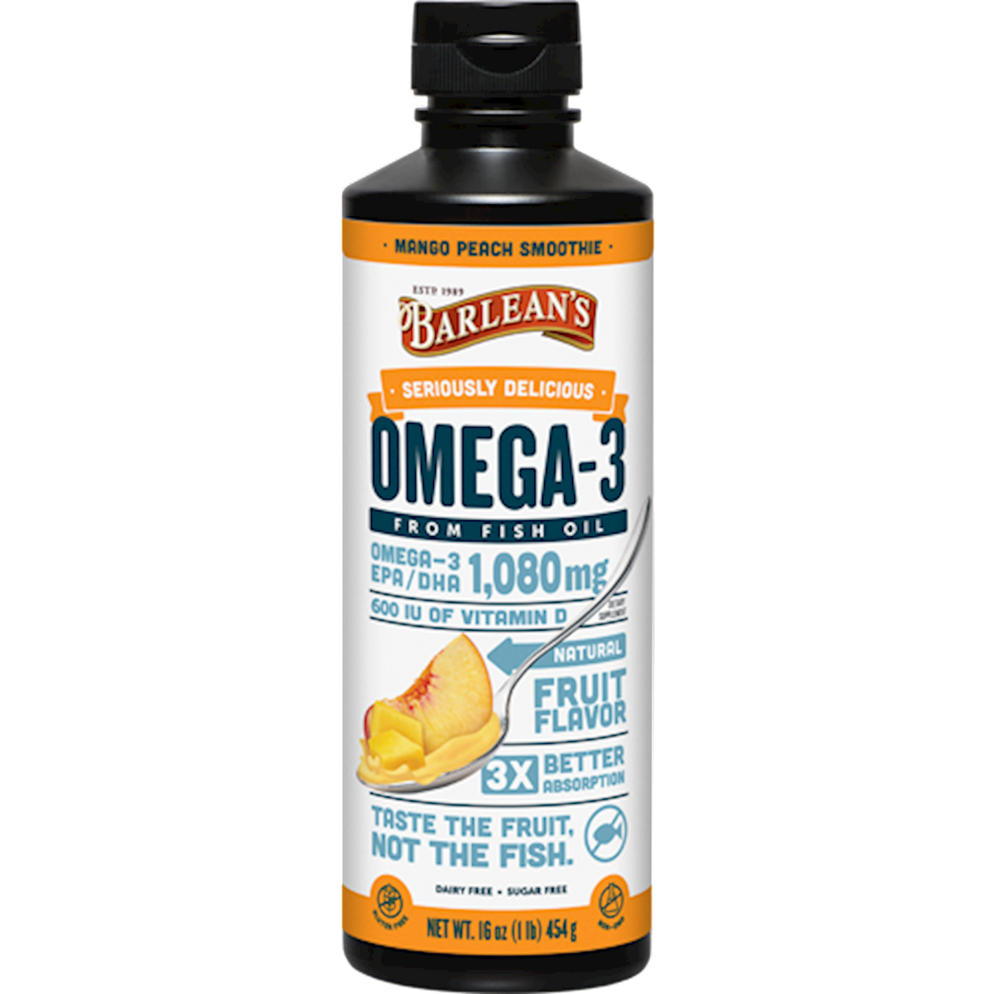 Omega Swirl Mango Peach 16 oz