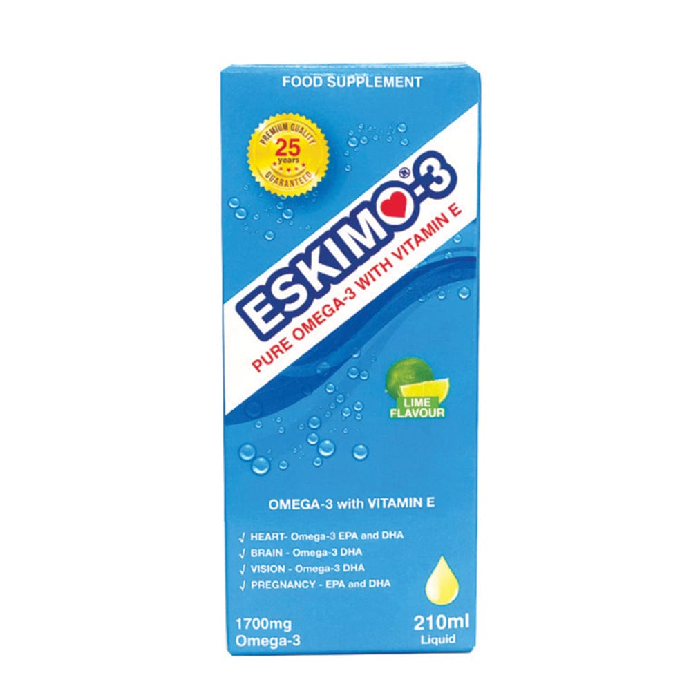 Eskimo-3 With Vitamin E Lime Flavour Liquid 210ml