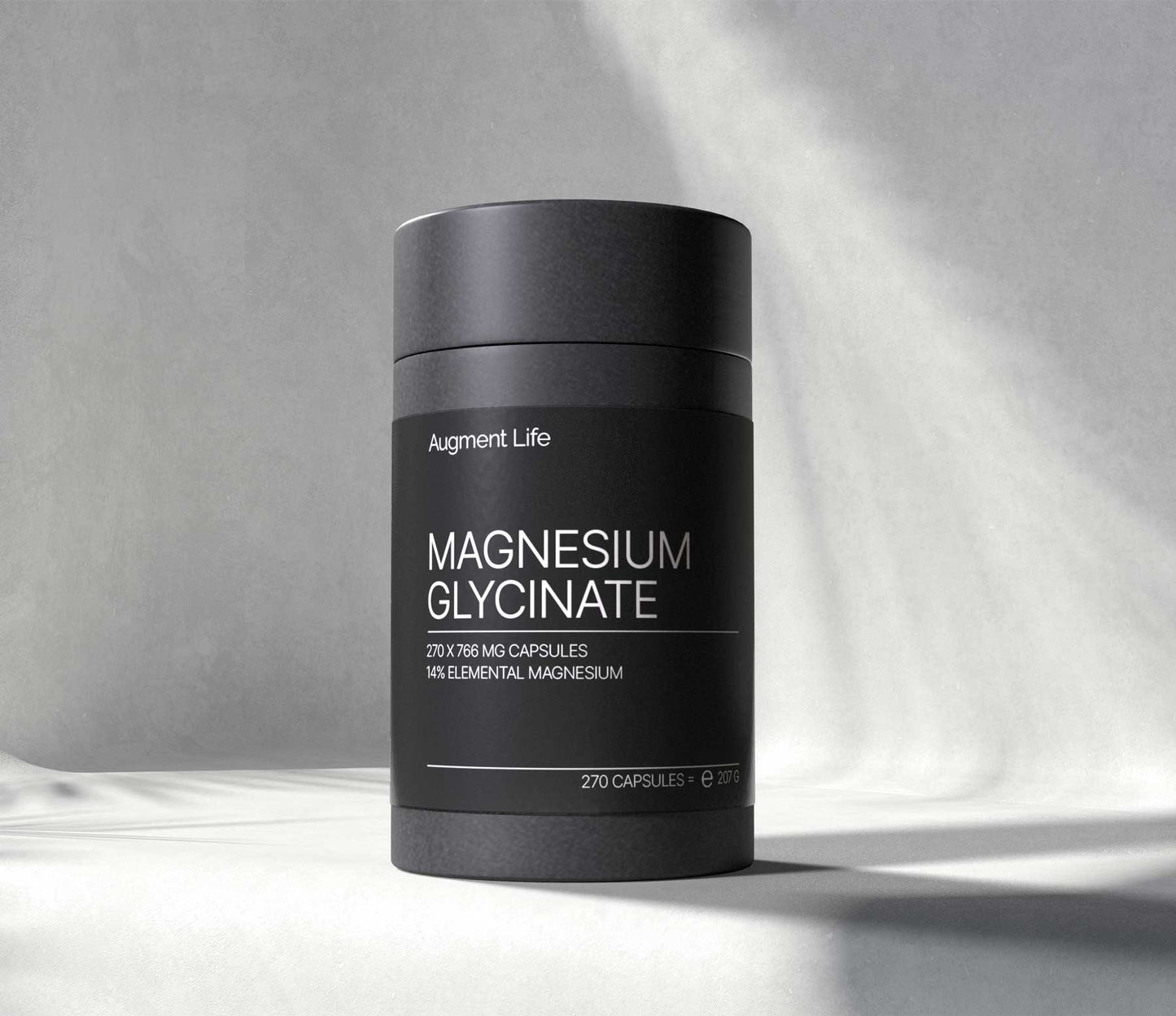 Magnesium Glycinate - 766 mg x 270 capsules - 14% elemental magnesium