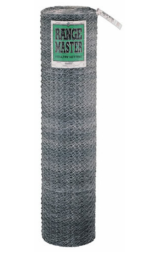 Rangemaster 1"X12"X150&#039; Galvanized Poultry Netting, 12" x 150&#039;