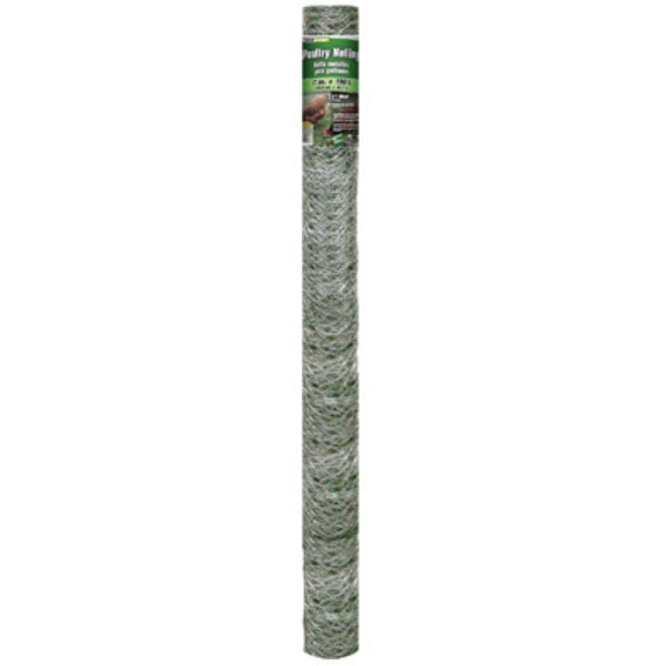 YardGard® 308498B Galvanized Poultry Netting, 20-Gauge, 2" Mesh, 72" x 150'