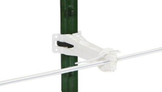 Gallagher G694134 Universal Offset Insulator, 5", White, 20-Pack