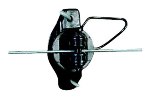 Gallagher™ G68704  Wood Post Pinlock Insulator, Black, 25 Pack