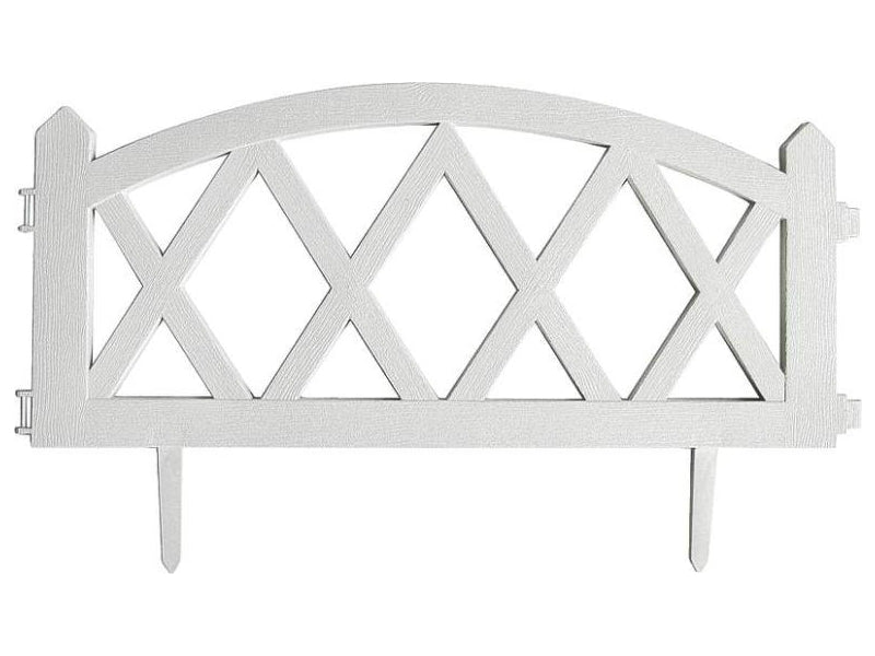 MIntcraft GF-3118 White Garden Fence, 23-5/8" x 13-3/4"