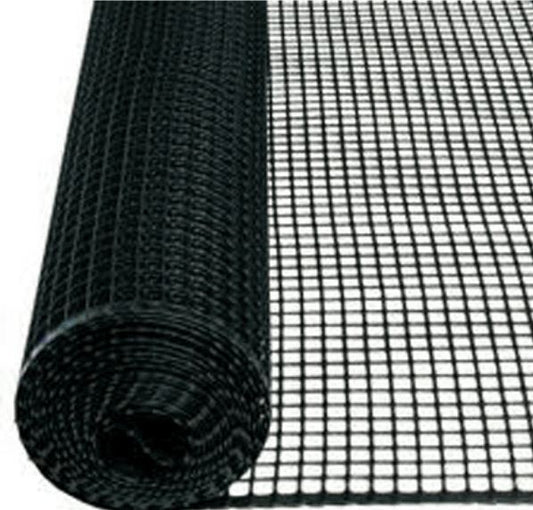 Tenax 62071079 Black Hardware Net, 3&#039;H x 15&#039;L