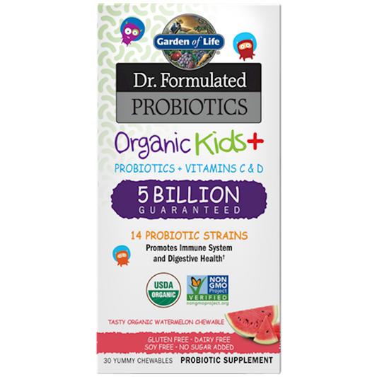 Organic Kids Probiotics WM SS 30chew