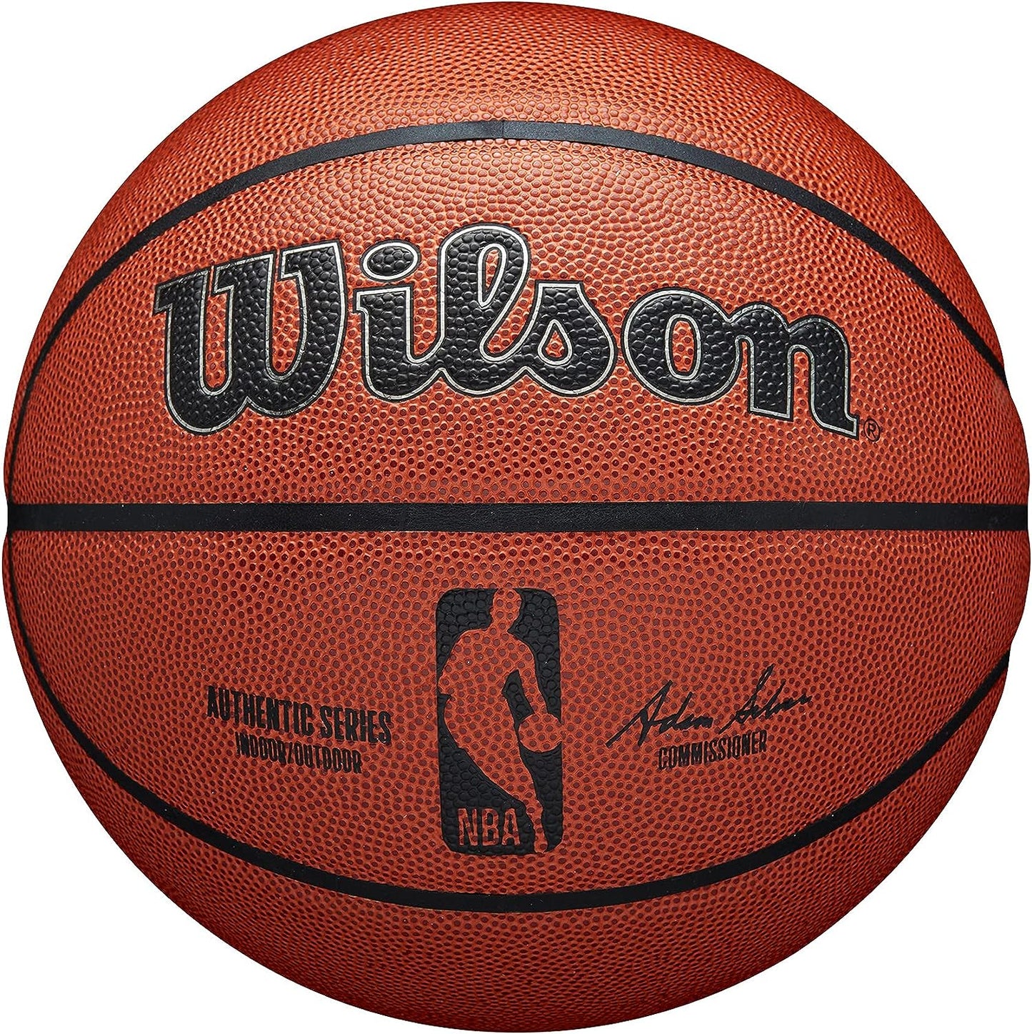WILSON NBA Authentic Series Basketball - Indoor/Outdoor, Size 5 - 27.5"