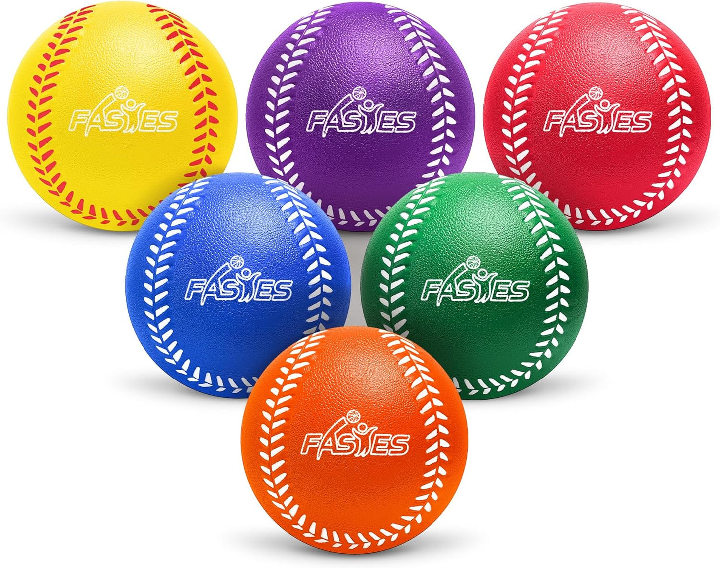 Soft Foam Baseball Balls(6 Pack), Practice Baseballs for Indoor and Outdoor Play, Soft Baseballs Gifts for 11 Year Old boy, Baseball Training Balls for Kids, Toddlers and Adults