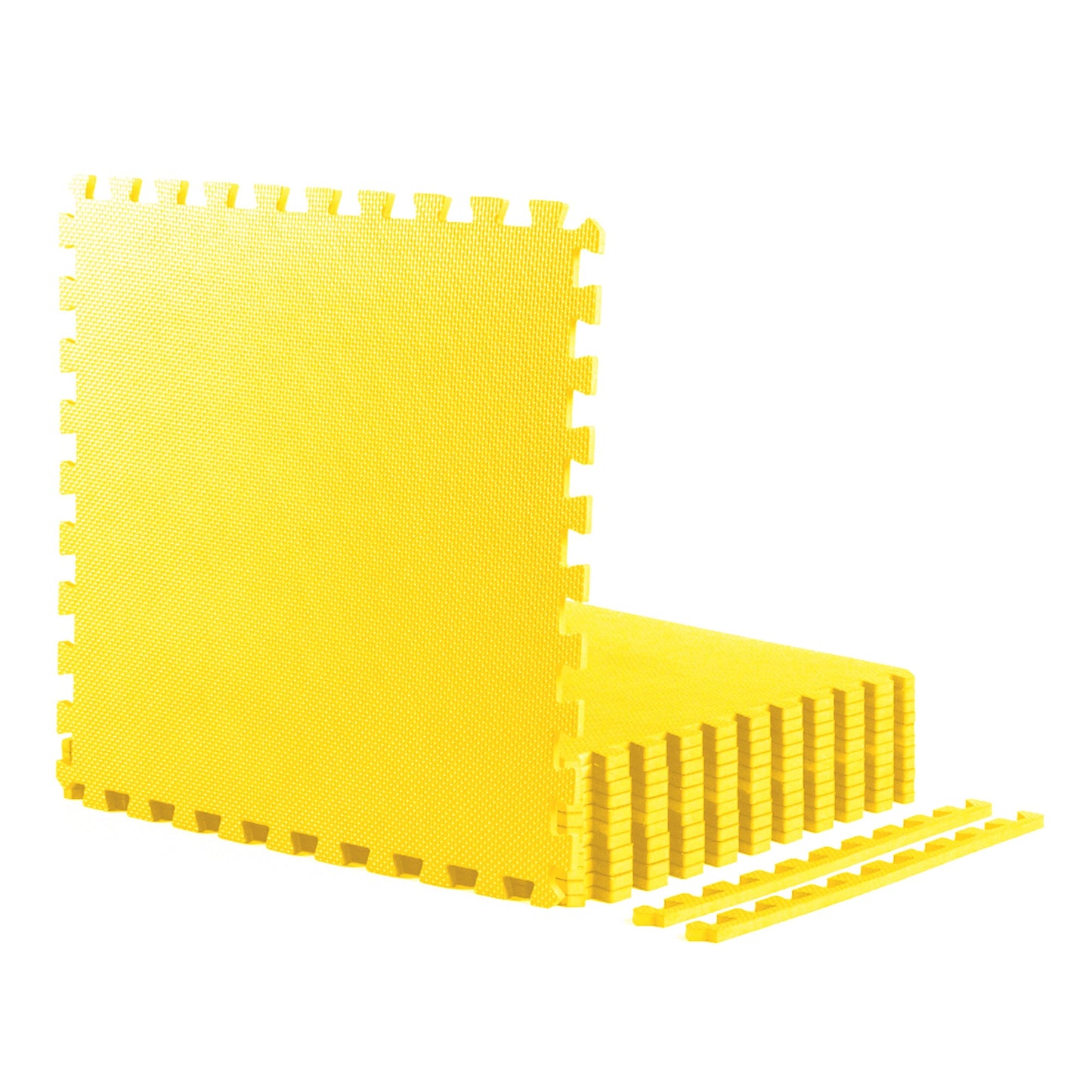 Yellow Heavy-Duty Interlocking Foam Mat