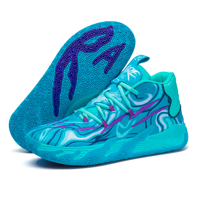 Cool Streetwear Mens Basketball Sneakers Fashion Non-Slip Gym Training Sports Shoes Male Wearable ForMotion Basketball Shoes for Men 2023 ShopOnlyDeal