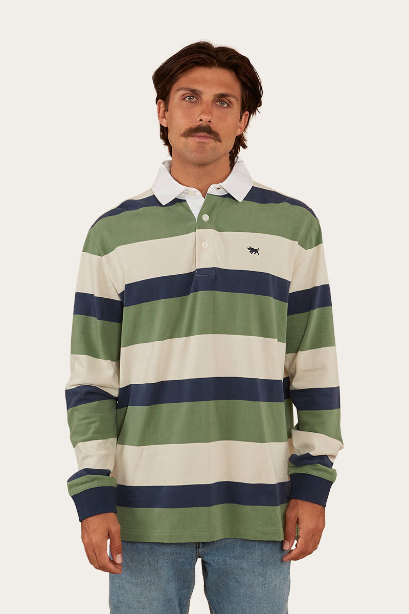 Calgary Mens Rugby Jersey - Cactus Green