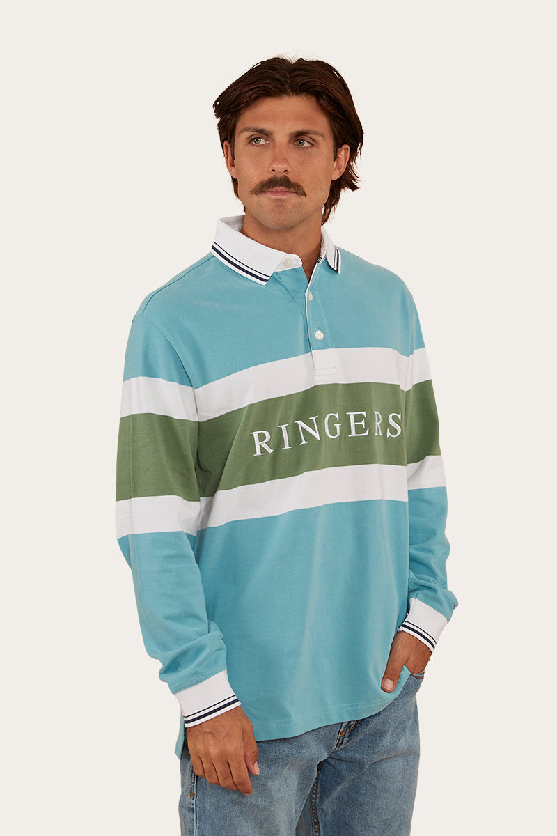 Redding Mens Rugby Jersey - Arctic Blue