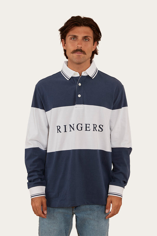 Redding Mens Rugby Jersey - Navy