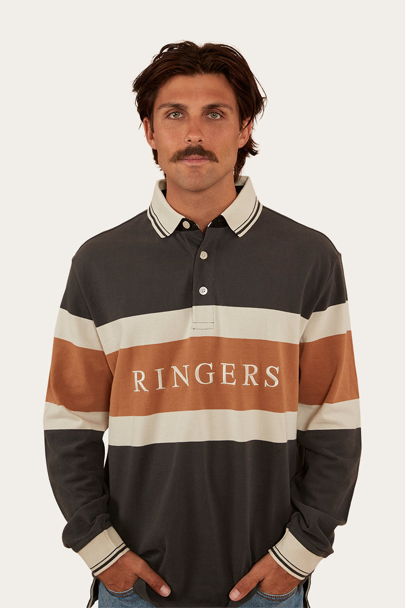 Redding Mens Rugby Jersey - Charcoal