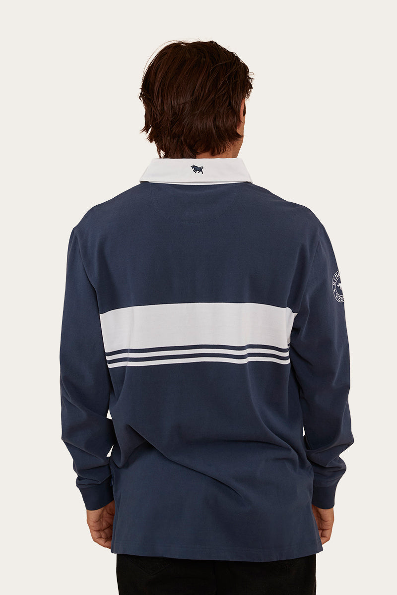 Edmonton Mens Rugby Jersey - Navy/White