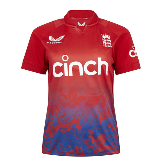 ECB T20 Replica Womens Short Sleeve Shirt