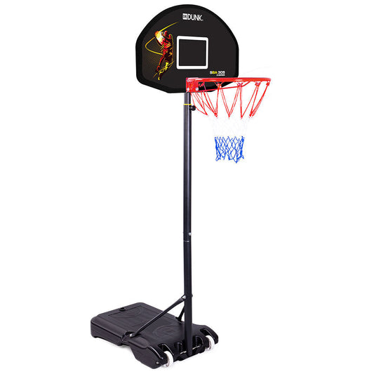 DrDunk Basketball Hoop Stand System Kids Height Portable Adjustable Ring Net