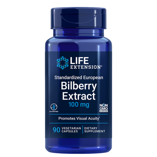 Bilberry Extract 100 mg 90 Vegetarian Capsules