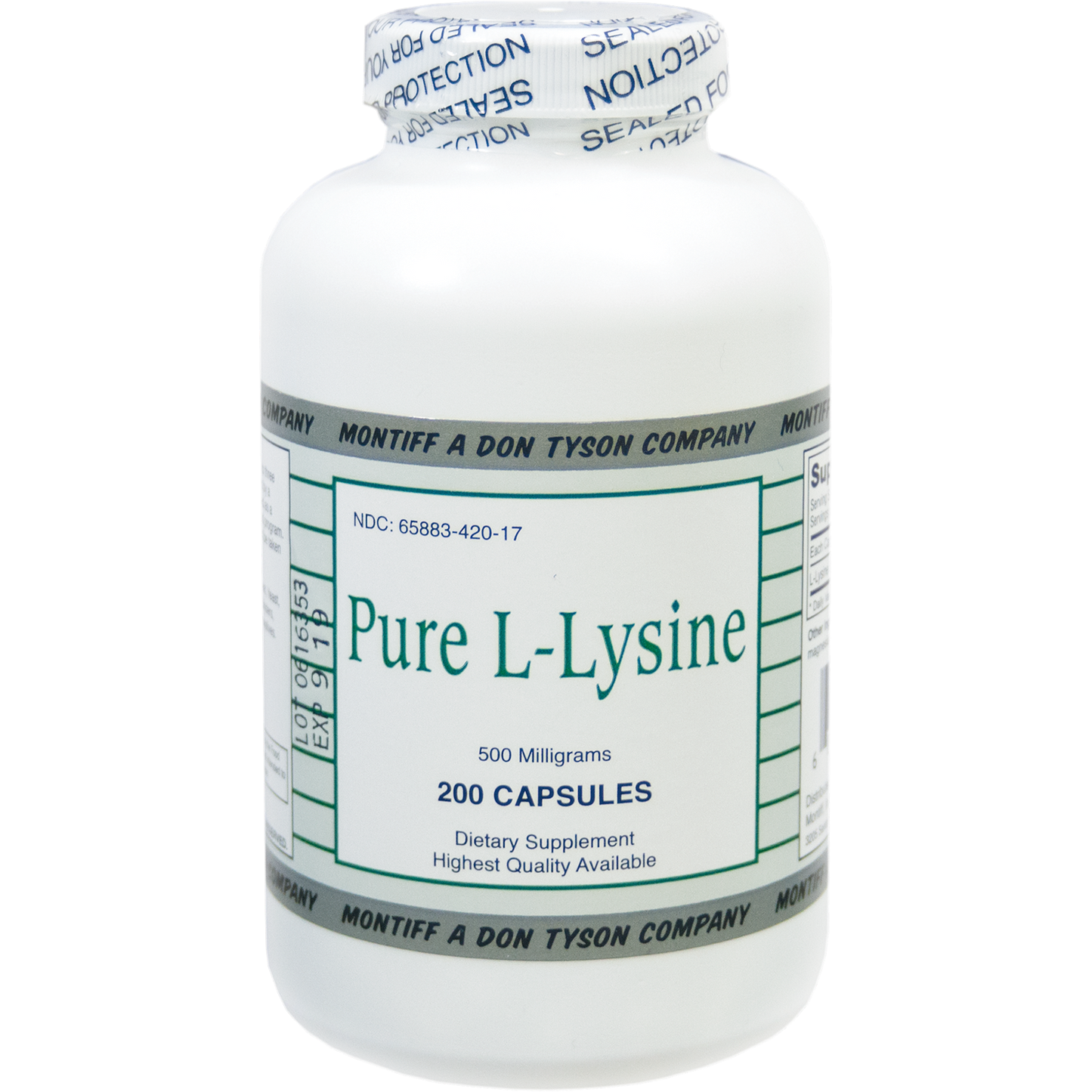 Pure L-Lysine 500 mg