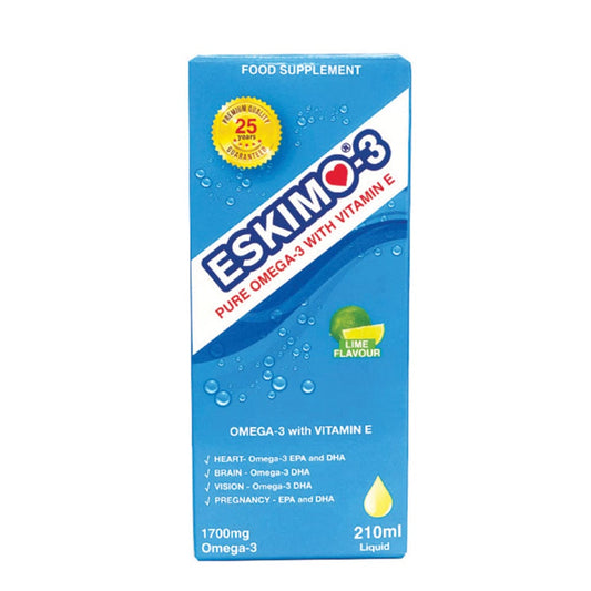 Eskimo-3 With Vitamin E Lime Flavour Liquid 210ml